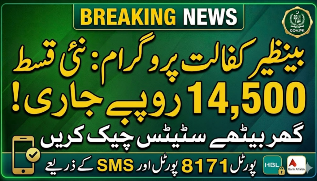 BISP 14500 Payment Status Check